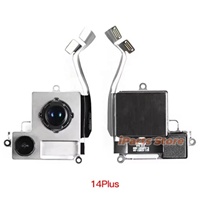 Module de caméra arrière principal de remplacement IPARTS pour iPhone 14 Plus Pro Max, pièces de réparation flexibles OEM