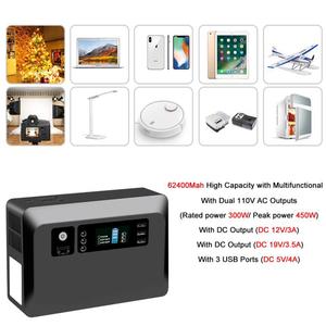 Nouveauté 2021 : Station d'alimentation portable solaire 220 V 60000 mAh avec prise CA 300 W pour ordinateur portable et extérieur - Product Image 3