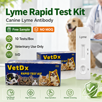 Kit de test rapide combiné CDV CAV OEM sans MOQ pour la maladie de la fièvre canine et l'adenovirus chez les animaux de compagnie