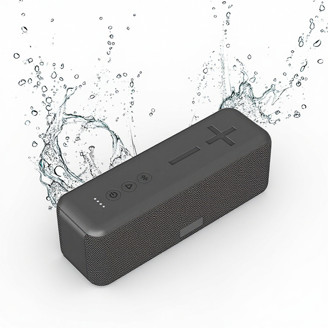20W Rectangle Portable Wireless Speaker Outdoor IPX7 2200mah Loud Stereo Booming Bass Bluetooth Enabled Music Computers Speaker