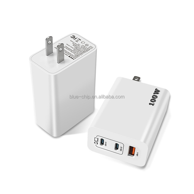 Gan Dual Type C 1 Usb China Price Travel Plug Cheap Adapter Notebook Phones Fast 100W Wall Charger for Mobile Phone Tablet