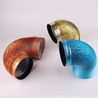Tuyau en aluminium Flexible de Ventilation, pour climatisation de voiture