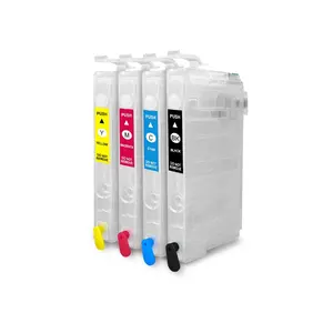 Ocbestjet 4 Colors 812 XL Refillable Ink Cartridge For EPSON 7840 Chips WF-3820 WF-3825 WF-4830 WF-4835 WF-7840 WF 7820