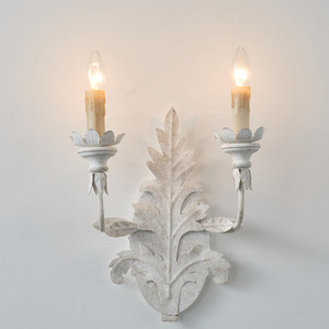 Applique Murale LED en Fer Forgé Style Américain Vintage avec Feuilles, Luminaire Suspendu Design Moderne pour Chambre, Chevet, Restaurant, Bar, Café - Product Image 3