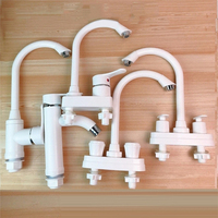 Robinet monocommande professionnel pour cuisine et salle de bain, en ABS chromé de haute qualité, pour montage sur plan, vente en gros usine