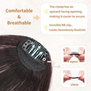 <span class=keywords><strong>ผม</strong></span>ต่อแบบคลิปสีบลอนด์น้ำผึ้งสำหรับขายส่ง  หน้าม้าแบบวิสปี้  ไร้รอยต่อ  <span class=keywords><strong>ผม</strong></span>แท้ 100%  จัดเรียงเกล็ดผม  <span class=keywords><strong>ผม</strong></span>ยุโรป - Product Image 4