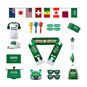 Écharpe de supporter de football Gahumi 2026 Canada Mexique États-Unis Arabie Saoudite, design moderne, tissu promotionnel, écharpe de cou pour club de football - Product Image 2