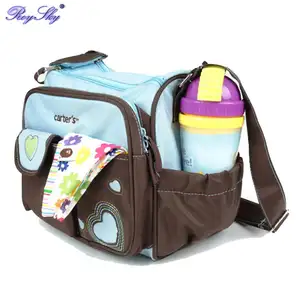 ママ/ミイラと赤ちゃんのおむつ交換マットバッグ卸売ホット販売女性旅行のための新着カスタム多機能おむつバッグ