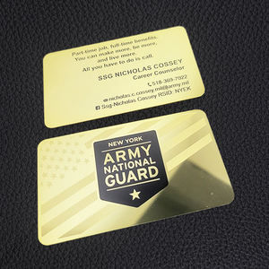 Penjualan terlaris mewah kustom merek baja nirkarat emas mawar logam bisnis pencetakan kartu kartu kartu bisnis - Product Image 3