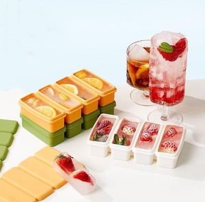 4 khoang Silicone <span class=keywords><strong>Ice</strong></span>-Bar khuôn tùy chỉnh Silicone đá nhỏ gạch - Product Image 3