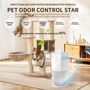 Mạnh Mẽ Xách Tay Tuya Wifi UV Pet Đống Lọc Máy Lọc Không Khí Không Có Tiếng Ồn Ngủ Chế Độ Máy Lọc Không Khí Nhà Xách Tay Không Khí Sạch Hơn Cho Nhà - Product Image 3