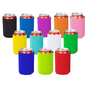 Portabevande in Neoprene con Logo personalizzato personalizzato all'ingrosso in tinta unita - Product Image 3