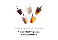 Distributeur automatique de boissons multiples Loyalsuns avec grand écran tactile pour usage commercial