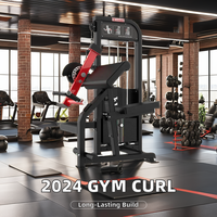Équipement d'exercice de bras en acier de gymnastique commerciale musculation sélection de charge de broche assise Biceps Curl & Triceps Machine d'extension
