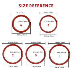 ชุดซีลยาง 100 ชิ้น ใช้ได้กับเครื่อง<span class=keywords><strong>ชง</strong></span><span class=keywords><strong>กาแฟ</strong></span> Jura/<span class=keywords><strong>Delonghi</strong></span>/Breville/Senson/Nespresso แหวนซีลเครื่อง<span class=keywords><strong>ชง</strong></span><span class=keywords><strong>กาแฟ</strong></span>เอสเพรสโซ - Product Image 3