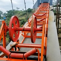 Rouleau de convoyeur minier de qualité industrielle adapté aux mines de charbon, au traitement des minerais et aux installations logistiques