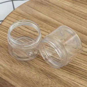 Pot en plastique PET de qualité alimentaire avec couvercle, vide, 50 ml, 100 ml, 120 ml, 150 ml, 200 ml, 250 ml, 500 g, 4 oz, 8 oz, 10 oz, 16 oz, récipient cosmétique avec couvercle - Product Image 4