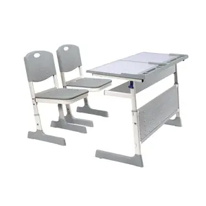 Escola cadeiras e mesa para estudante mesa e cadeira mobiliário escolar portátil