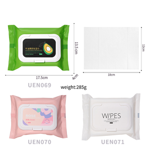Lingettes démaquillantes pour le visage, écologiques, biodégradables, naturelles, organiques, humides, pour usage quotidien, fabriquées sur mesure par l'usine UENO OEM. - Product Image 6