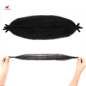 Extensions de cheveux synthétiques HQ Mixed Proc Discount, longues et courtes, bouclées, cheveux africains, perruque en forme de chenille déchirée à la main, tresses Marley - Product Image 1