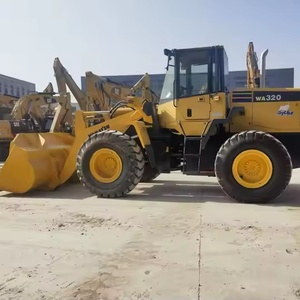 Motor original usado, cargador de ruedas Komatsu WA320 en buen estado, cargador de ruedas japonés original usado Komatsu WA320 a la venta - Product Image 6