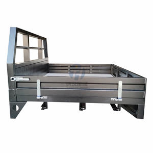 <span class=keywords><strong>Plateau</strong></span> et auvent en aluminium pour pick-up double/simple/extra cabine avec garde-boue, porte-pneu et boîte à outils - Product Image 3