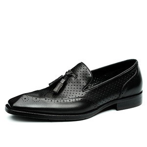 Zapatos Formales de Negocios de Cuero Genuino Personalizados de Última Moda 2025 con Cordones - Zapatos Transpirables Ligeros de Otoño para Hombre - Product Image 2