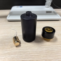 Mattierte Farbige Glas-Kosmetikpumpflasche Glas-Parfümsprühflasche Verpackung