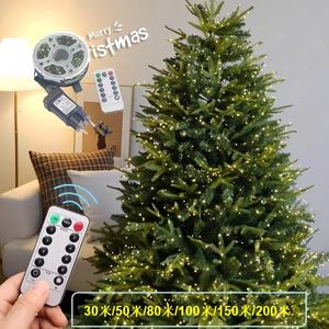 30m 50m 100m 200meter 2000 LED Low Voltage Waterproof Copper Wire Led <b>String</b> 8 Mode Changeable for Christmas <b>Garden</b> Decoration - Product Image 6