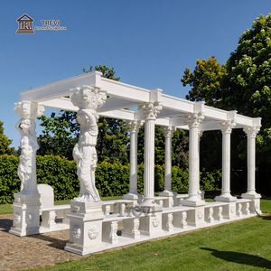 حديقة القلعة ديكور شرفة الرخام النحت الحجر جناح الممرات الطويلة - Product Image 1