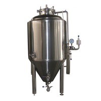 Fermenteur conique à enveloppe KINDING 500L en acier inoxydable 304/316L, réservoir de fermentation sous pression pour vin et bière, facile à utiliser