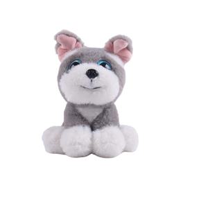 Perro <span class=keywords><strong>de</strong></span> Peluche Babywolf Sparkle Eyes <span class=keywords><strong>Schnauzer</strong></span> Hecho <span class=keywords><strong>de</strong></span> Spandex con Pelo Largo - Product Image 1