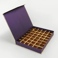 Boîte à Chocolat de Luxe Personnalisée Boîte Cadeau Exquise à Rabat pour Bonbons Boîte d'Emballage pour Biscuits