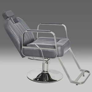 Chaise de barbier multifonctionnelle de haute qualité en cuir synthétique PU, style luxueux, chaise de massage pour salons de beauté, ateliers, vente chaude - Product Image 6