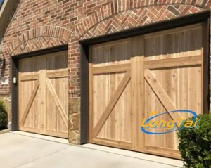 LONG TAI Grain <span class=keywords><strong>de</strong></span> bois 9x7 Verre Aluminium <span class=keywords><strong>Basculant</strong></span> <span class=keywords><strong>Portail</strong></span> <span class=keywords><strong>de</strong></span> <span class=keywords><strong>garage</strong></span> Porte sécurisée pour <span class=keywords><strong>garage</strong></span> 2 voitures Automatique - Product Image 2