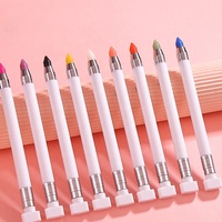 Diamant Broderie Double Tête Point Perceuse Stylo Nail Art Strass Picker Cire Crayon Cristal Poignée Outil Pointillage Stylo Ongles