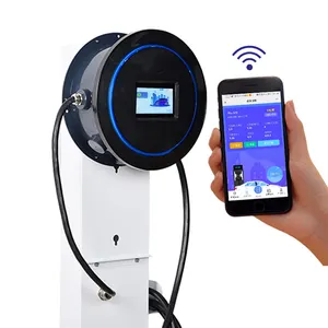 Customization New APP WiFi RFID Type 2 11kw 380v Ac Car Charge Station For Electric Car