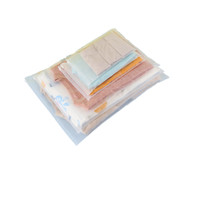 Sacs en plastique personnalisés imprimés pour l'emballage de vêtements, sacs de rangement pour vêtements recyclables avec fermeture éclair mate givrée, sacs à fermeture éclair