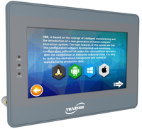 Pantalla Táctil HMI Industrial de 7 Pulgadas, Interfaz Hombre-Máquina, Panel Táctil Capacitivo, Pantalla HD, Compatible con PLC