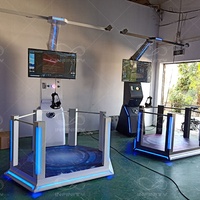 Simulateur de réalité virtuelle virtuel 9d, 8mm, 360 degrés, tapis de course vr pour borne d'arcade de réalité virtuelle