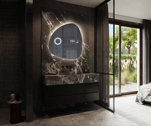 不規則なLEDミラーメーカー | フルOEMサポート | スマートボイス + アンチフォグ + IP44定格 - Product Image 5