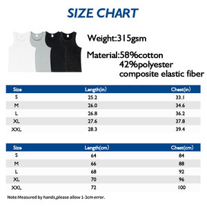 Levantamiento de pesas Stringer Tank Custom Print Tallas grandes para hombre - Product Image 4