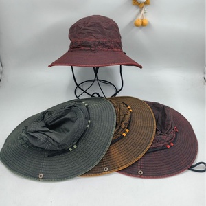 Sombrero de Pescador HKZB Personalizado, de Secado Rápido, Ala Ancha, Estilo Moderno, Lavado, con Cordón Ajustable para Senderismo - Product Image 1