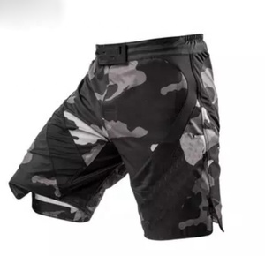 Pantalones cortos Mma, diseño sublimado, color negro - Product Image 4