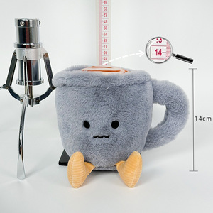 Muñeco de Peluche Creativo con Forma de Taza de Café, Simulación de Ganado y Caballos Bebiendo, Relleno de Algodón PP, Adorno de Oficina, 11-30 cm, Venta al por Mayor - Product Image 4