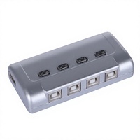 MT-VIKI Auto Control Empat Komputer USB2.0 4-Port USB Printer Sharing Switch Buatan Guangdong Cetakan Pribadi