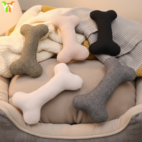 Juguete Masticable para Perros YY Dog Bone, Juguete de Fieltro Suave para Perros Husky Siberianos, Resistente a Mordeduras Agresivas, Juguete Interactivo con Sonido para Cachorros
