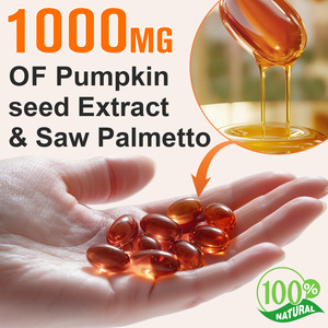 OneBotanical al por mayor: 300 cápsulas blandas de aceite de semilla de calabaza orgánico prensado en frío con Saw Palmetto para el crecimiento del cabello - Product Image 3