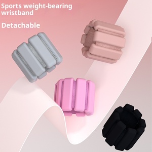 <span class=keywords><strong>Pesas</strong></span> de Tobillo Unisex Más Vendidas, de Silicona, Impermeables, con Velcro Desmontable, 300g, <span class=keywords><strong>para</strong></span> <span class=keywords><strong>Entrenamiento</strong></span> de Fuerza, Natación y Fitness - Product Image 2
