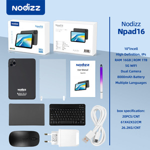 แท็บเล็ต NODIZZ NPad16 ขนาด 10.1 นิ้ว ระบบ Android 14 รองรับ 5G กล้องคู่ หน้าจอสัมผัส Full HD สีดำ - Product Image 5